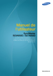 Samsung SyncMaster S23A950D Manuel De L'utilisateur