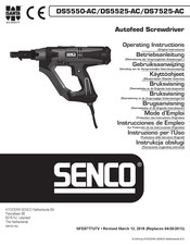 ISANTA SENCO DS7525-AC Mode D'emploi