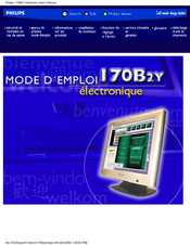 Philips 170B2Y Mode D'emploi
