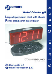 Geemarc CLEARSOUND Wake'n'shake gti Notice D'utilisation