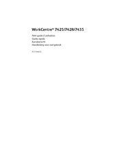 Xerox WorkCentre 7425 Petit Guide D'utilisation