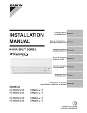 Daikin R410A Split RXN50LV1B Manuel D'installation