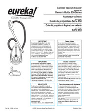 Eureka 950 Série Guide Du Propriétaire