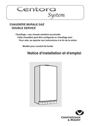Chaffoteaux & Maury Centora System 14 kW CF Notice D'installation Et D'emploi