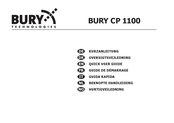 Bury technologies CP 1100 Guide De Démarrage