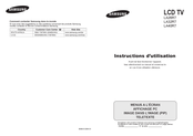 Samsung LA40R7 Instructions D'utilisation