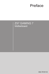 MSI Z97 GAMING 7 Mode D'emploi