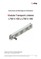 Afag LTM-V-100 Instructions De Montage Et D'utilisation