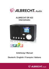 Albrecht Audio DR 422 Manuel