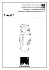 aldes C.Axpir Digital Notice D'installation Et De Maintenance