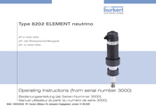 Burkert 8202 Manuel Utilisateur