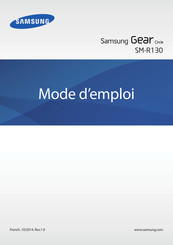 Samsung Gear Circle Mode D'emploi