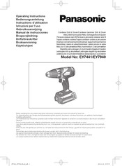 Panasonic EY7441 Instructions D'utilisation