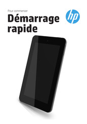 HP SLATE 7 2800 Démarrage Rapide