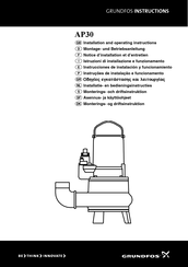 Grundfos AP30 Notice D'installation Et D'entretien