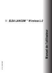 ELSA LANCOM Wireless L-2 Manuel De L'utilisateur