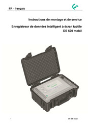 CS Instruments DS 500 mobil Instructions De Montage Et De Service