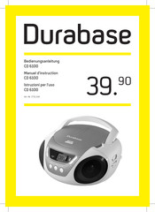 Durabase CD 6100 Mode D'emploi