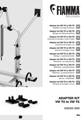 Fiamma 98656-988 Instructions De Montage Et Mode D'emploi