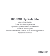 honor FlyPods Lite Guide De Démarrage Rapide