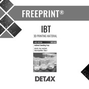 Detax freeprint IBT Mode D'emploi