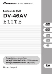 Pioneer ELITE DV-46AV Mode D'emploi