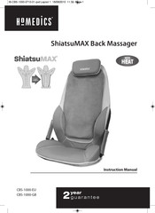 HoMedics ShiatsuMAX CBS-1000-EU Mode D'emploi