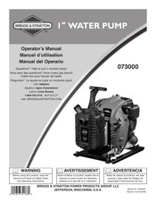 Briggs & Stratton 073000 Manuel D'utilisation