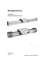 RK Rose+Krieger RK MonoLine R Manuel D'utilisation