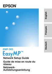 Epson EMP-765 Guide De Mise En Route