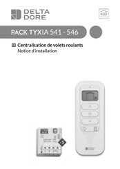 Delta Dore PACK TYXIA 541 Notice D'installation