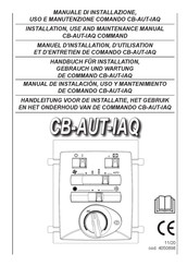 Sabiana CB-AUT-IAQ Manuel D'installation, D'utilisation Et D'entretien