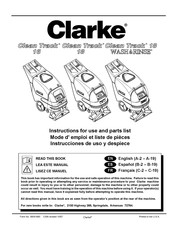 Clarke Clean Track 18 Wash & Rinse Mode D'emploi