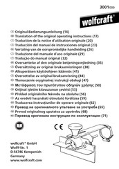 Wolfcraft 3001000 Traduction De La Notice D'utilisation Originale