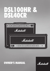 Marshall DSL40CR Mode D'emploi