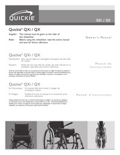 Quickie QXi Manuel D'instructions