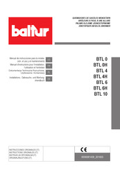baltur BTL 0H Manuel D'instructions Pour L'installation, L'utilisation Et L'entretien
