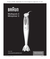 Braun 4162 Mode D'emploi