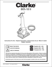 Clarke BOS-18 II Mode D'emploi