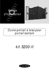 SIMINOR S200-II Notice D'installation