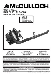 Mcculloch MB3202 Manuel D'utilisation