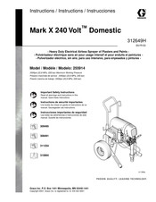 Graco Mark X 240 Volt 255914 Instructions