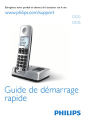 Philips D5351B/FR Guide De Démarrage Rapide