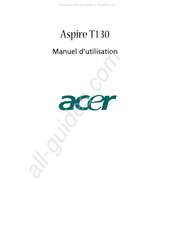 Acer Aspire T130 Manuel D'utilisation