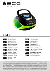 ECG R 500 Mode D'emploi