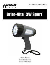Wagan Tech Brite-Nite 3W Sport Guide D'utilisation