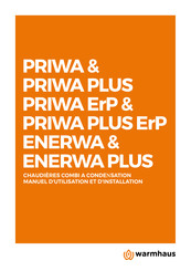 warmhaus PRIWA PLUS Manuel D'utilisation Et D'installation