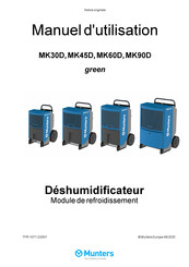 Munters MK30D green Manuel D'utilisation