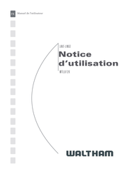 Waltham WTLL812K Notice D'utilisation