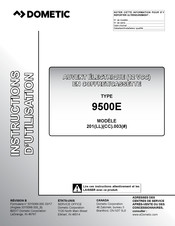 Dometic 9500E Instructions D'utilisation